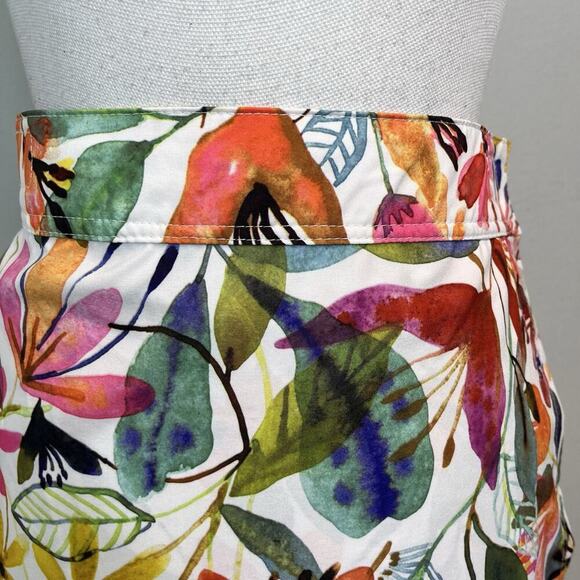 Rip Skirt Hawaii Swim Suit Wrap Cover Up size Medium Pink Floral Wildflower - Picture 3 of 10